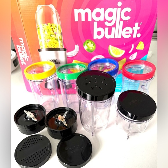 Magic Bullet Silver and Purple Kitchen Blender (rarely used) - Picture 4 of 6